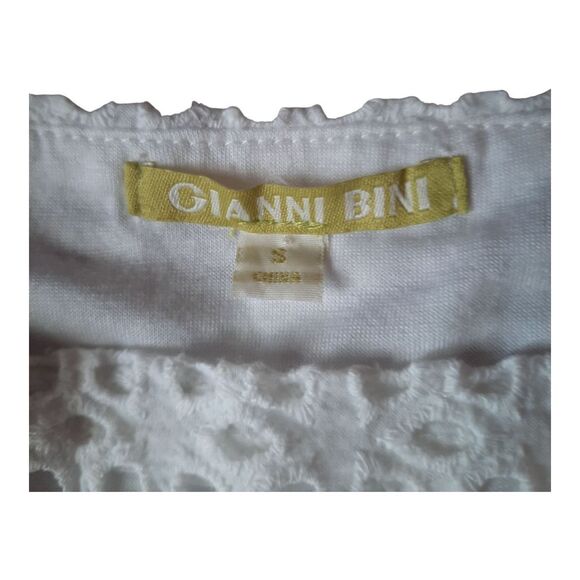 Gianni Bini White A-Line Lace Skirt - Picture 2 of 3